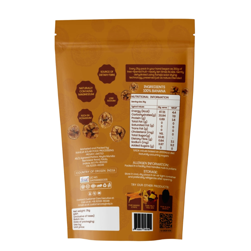 Caramelised Banana - Mini (Pack of 6)