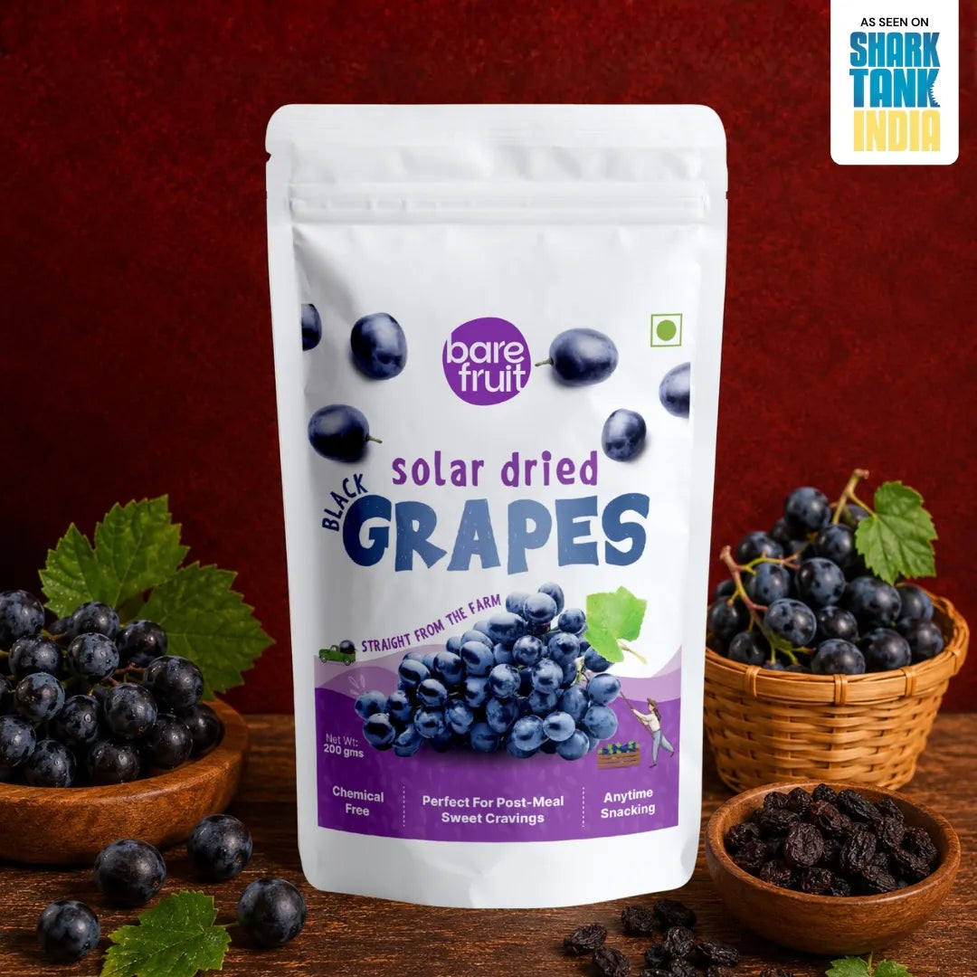 Solar Dried Black Grapes