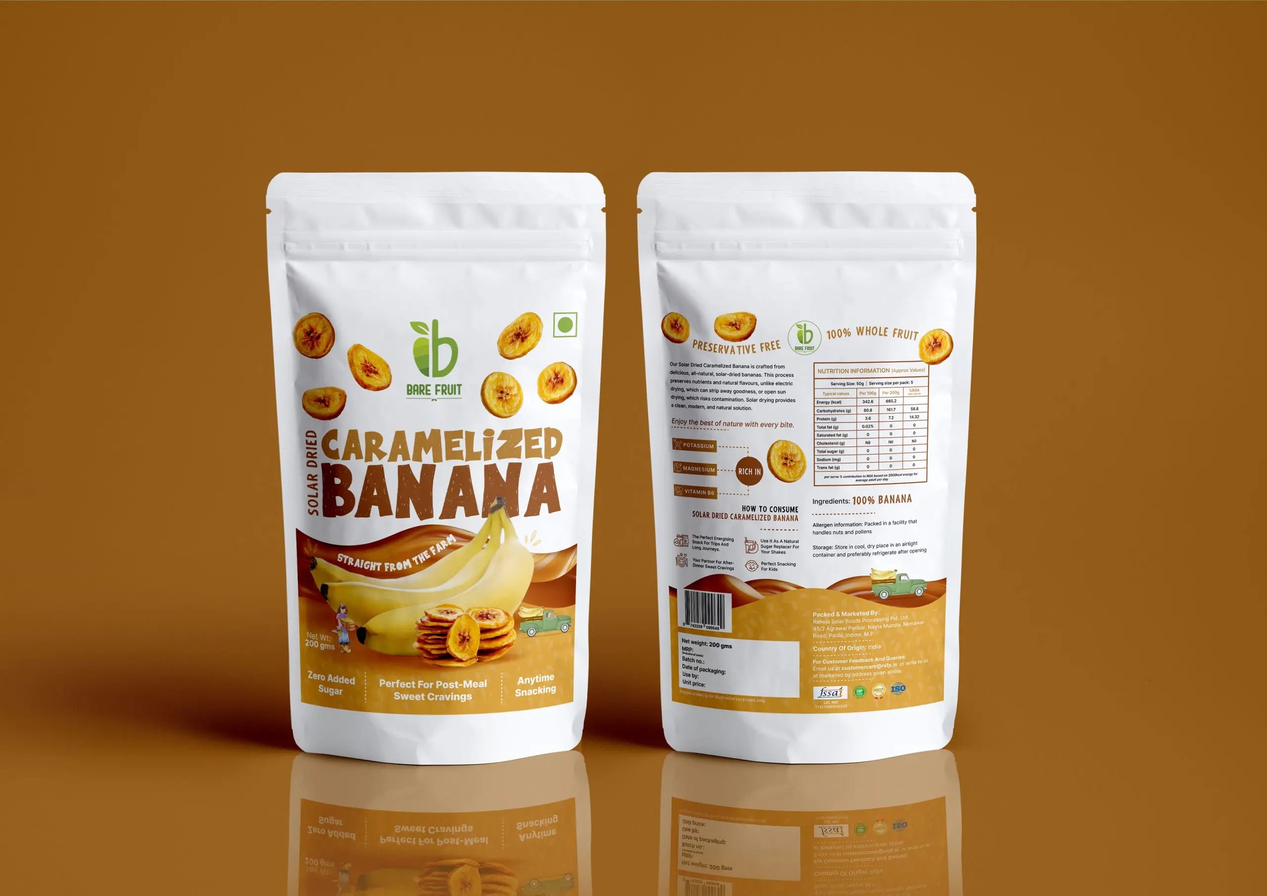 Solar Dried Caramelized Banana