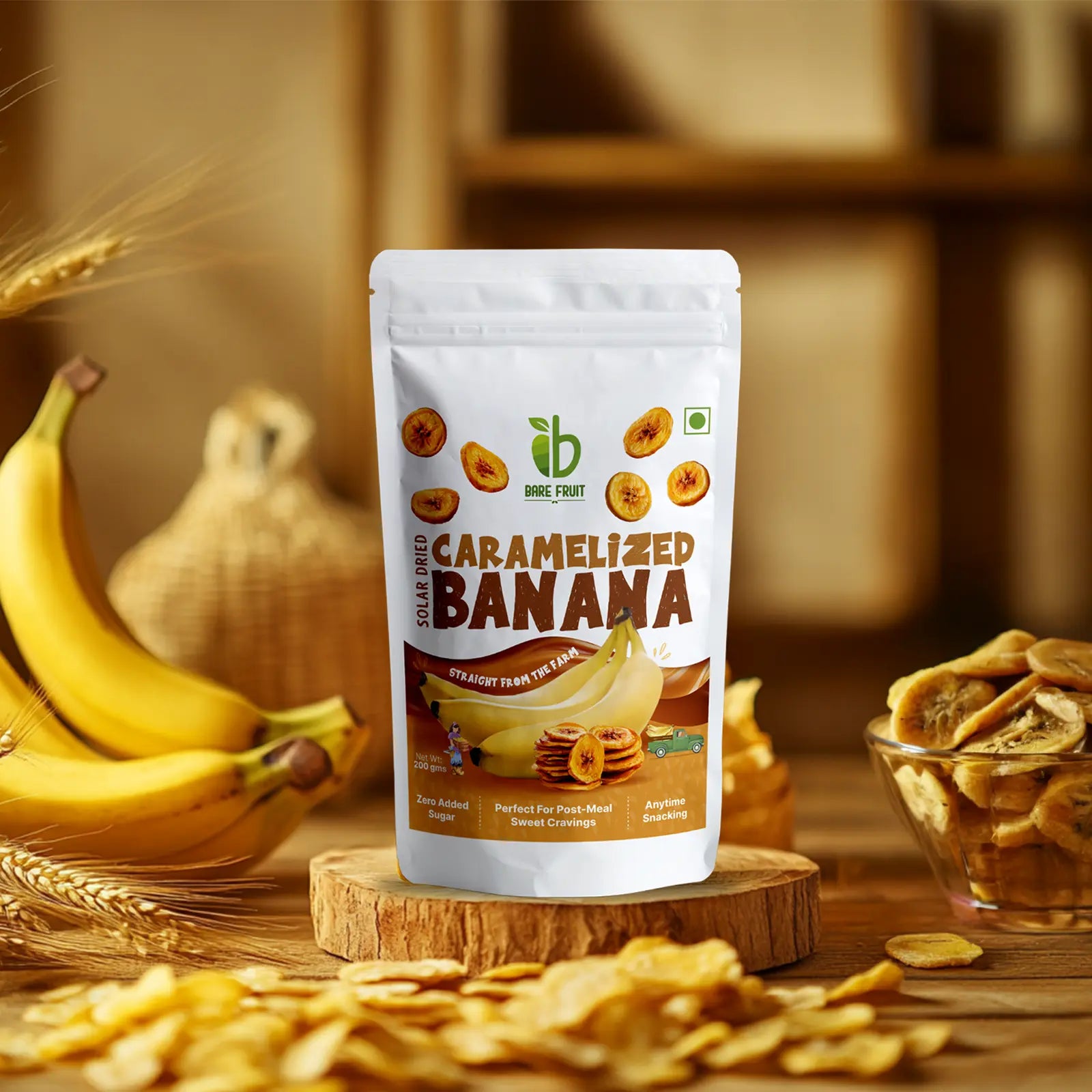 Solar Dried Caramelized Banana