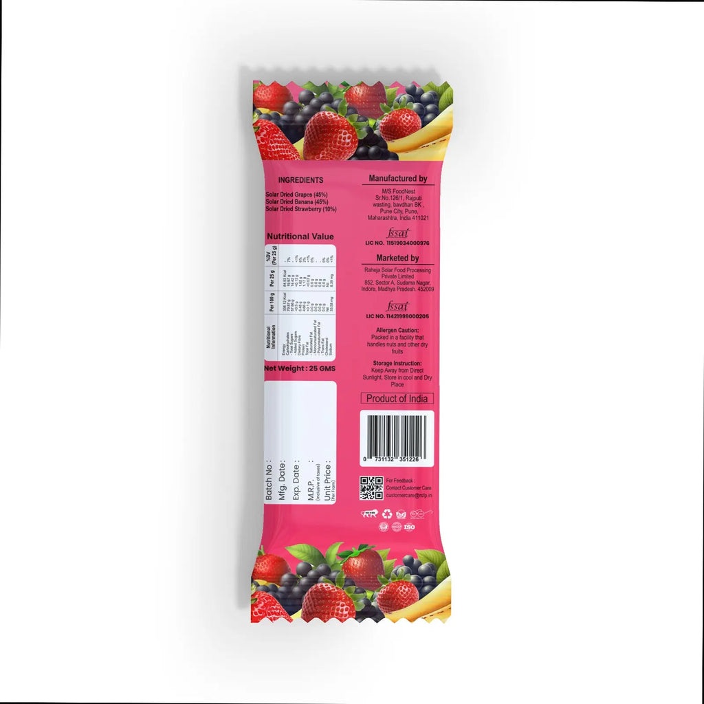 Mix fruit Bar – Strawberry (pack of 6)