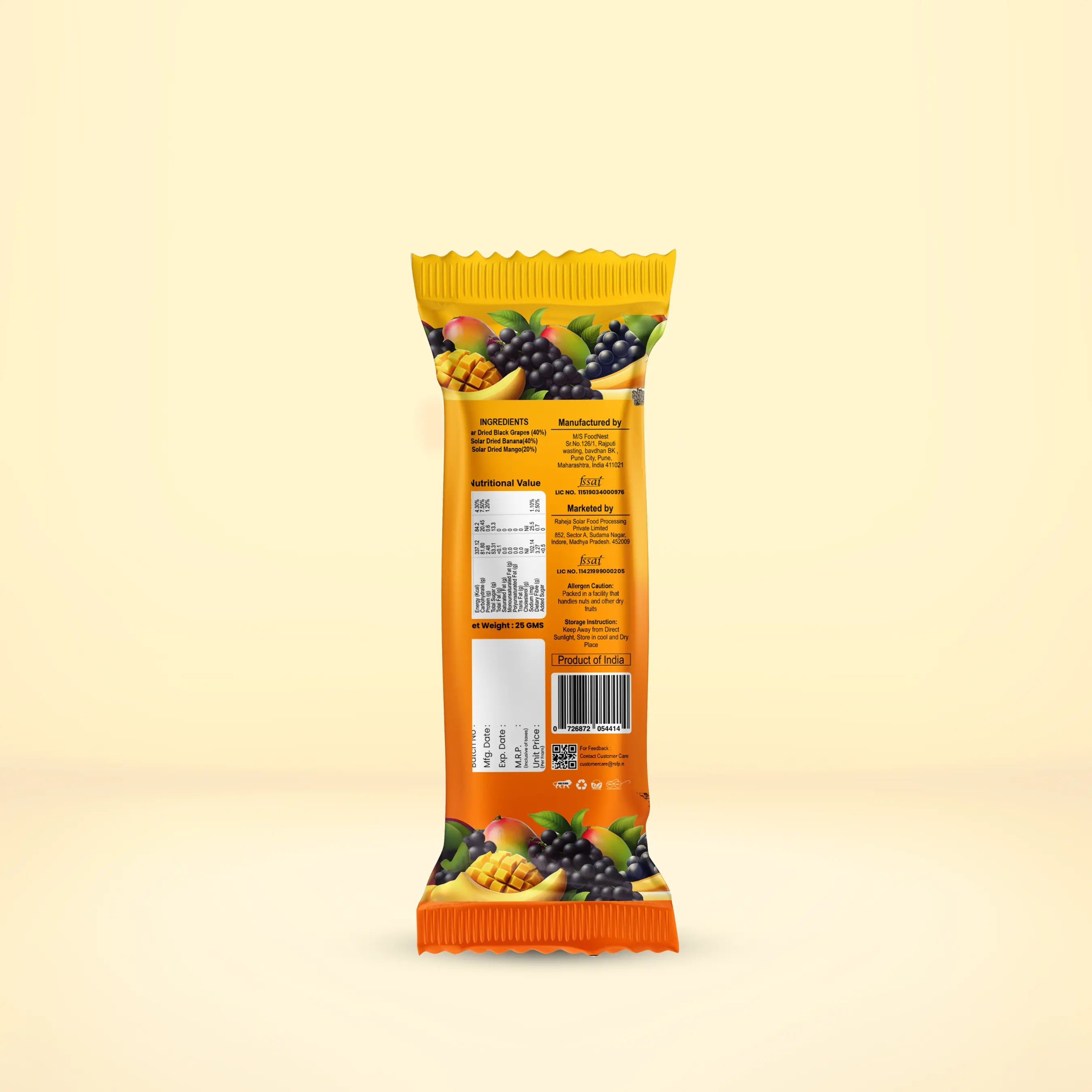 Mix Fruit Bar – Mango (pack of 6)