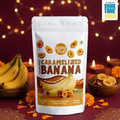 Barefruit Solar Dried Caramelized Banana in a Diwali-themed setting
