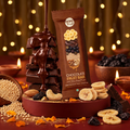 Barefruit Chocolate Fruit Bar in a Diwali-themed setting